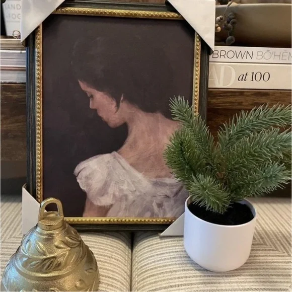 Studio McGee 11x14 Female Portrait Framed Wall Art Canvas. - Picture 5 of 7